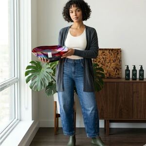 NWT Ruti Ultimate Barrel Leg Jeans 2.0. Indigo Size 10 Petite